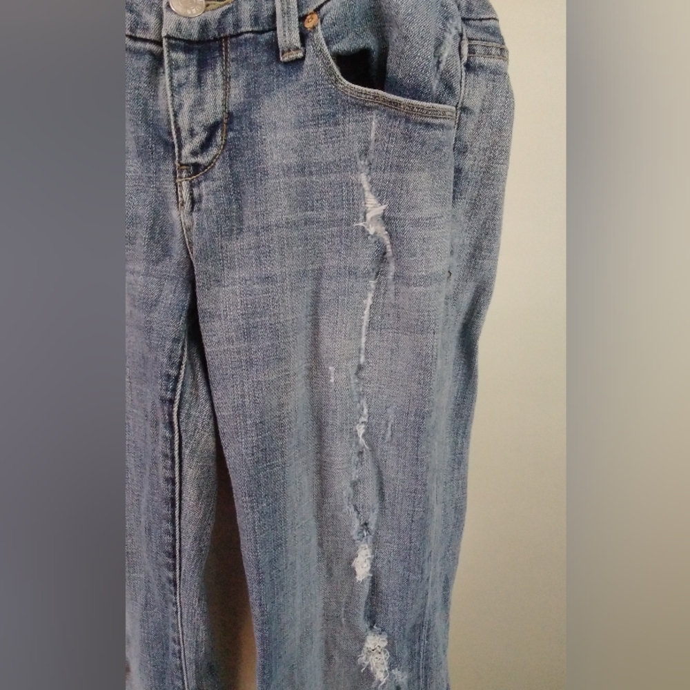 2/$15 Seven7 Boot Cut Distressed Jeans - Picture 3 of 8